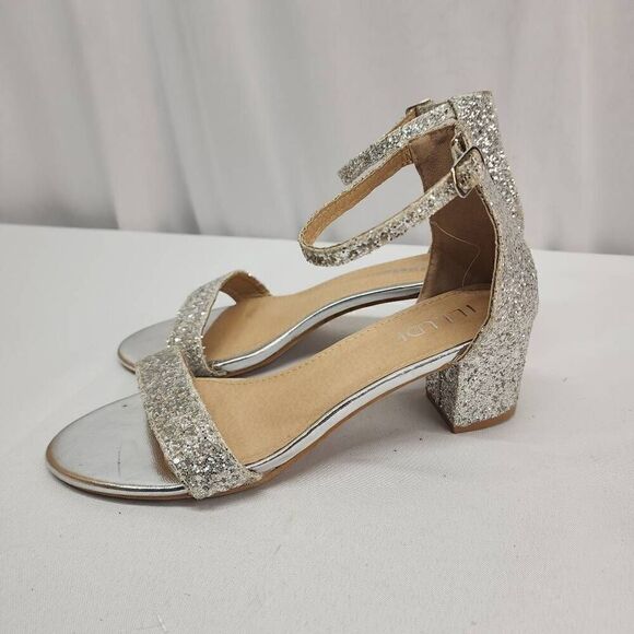 ILLUDE Women’s Size 10 Fashion Ankle Strap Kitten Heel Sandals - Adorable Cute L - Picture 5 of 10